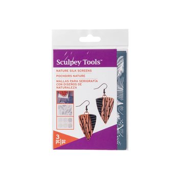 Sculpey set for screen printing technique Nature