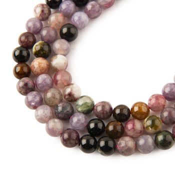 Tourmaline beads 6mm