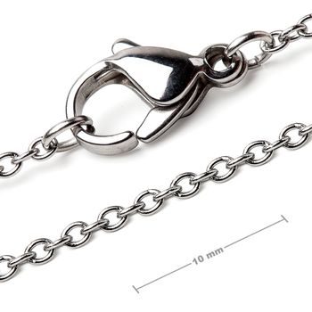 Stainless steel finished jewellery chain 45 cm  No.1