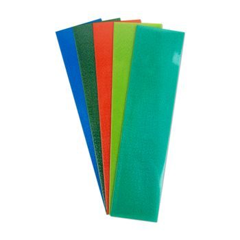 Decorative wax sheets glitter set of 5 pcs No.3