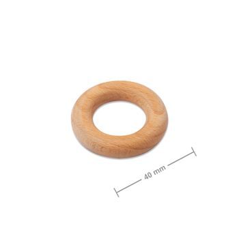 Wooden teething ring 40x8mm