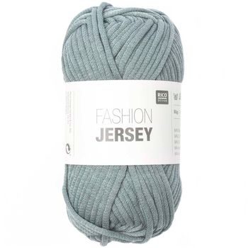 Rico design háčkovacia šnúra Fashion Jersey odtieň 015 šedo-modrá