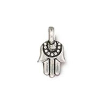 TierraCast pendant Mini Hamsa antique silver