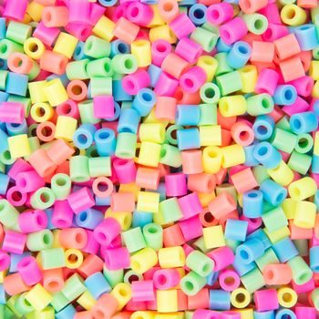 Ironing beads NABBI® 1100 pcs pastel colours