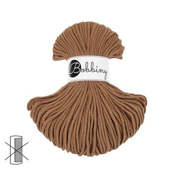 Bobbiny Macramé šňůra Junior 3mm Caramel