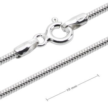Sterling silver 925 chain with clasp 45cm No.587