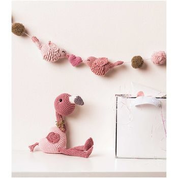 Cotton crochet yarn Ricorumi dk shade 014 fuchsia