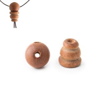 Guru bead set sandalwood white