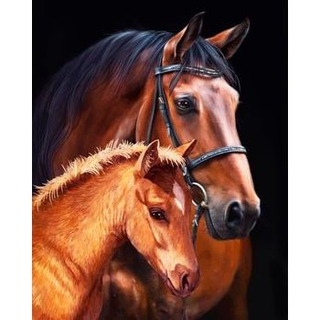 Diamond painting heart