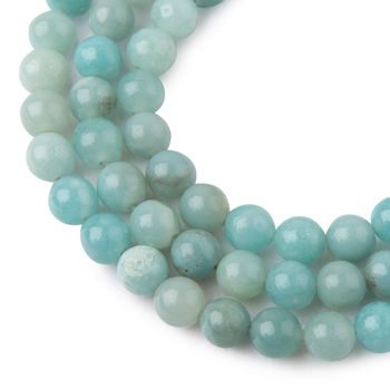 Blue Amazonite beads 8mm