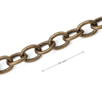 Unfinished jewellery chain antique brassný No.66