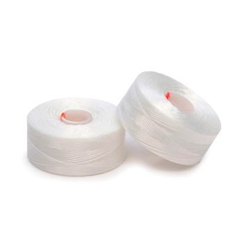 S-lon nylon beading thread AA 68m white No.1