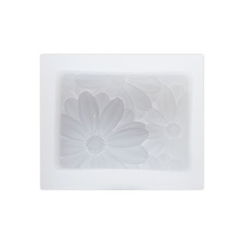 Silicone mould for casting soap mass daisy