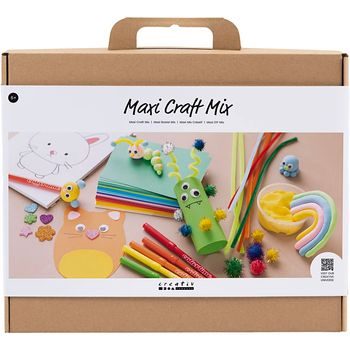 Large creative set for crafting with children