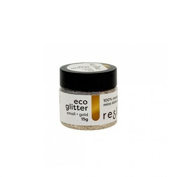 Reslin eco glitry do ekologické pryskyřice 15 g vel. S v barvě zlata