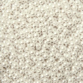 Plastic beads pearl imitation 4mm
