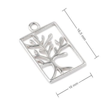 Amoracast pandantiv copacul vieții 16,5x10mm argint
