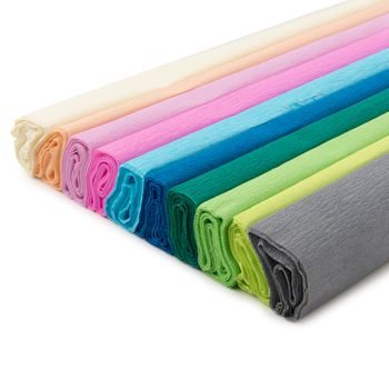 Crepe paper set Trend 10 pcs