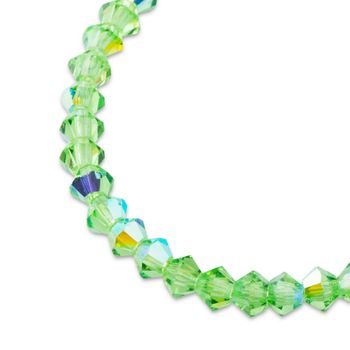 Preciosa MC bead Rondelle 6mm Peridot AB