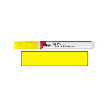 Acrylic matt marker KREUL medium yellow