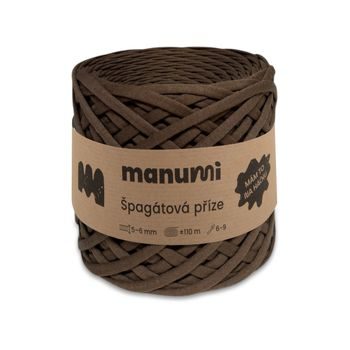 Manumi špagátová priadza čokoládová