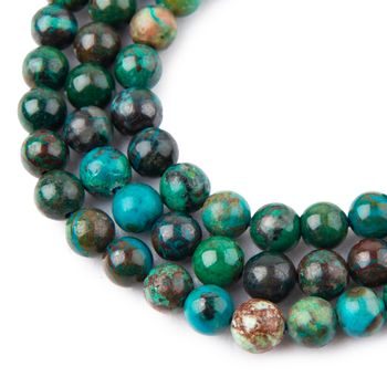 Chrysocolla beads 8mm