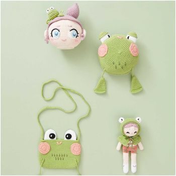 Háčkovací příze Ricorumi Print odstín 002 hořčice mix