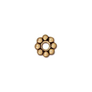 TierraCast decorative spacer 8mm antique gold