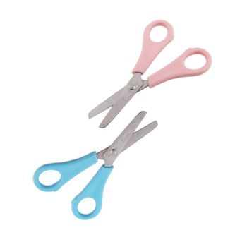 Children's scissors rounded 13.5cm mix of colours