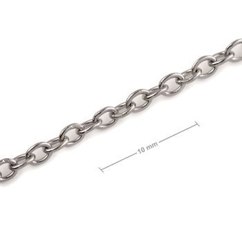 Stainless steel unfinished jewellery chain with 2mm link