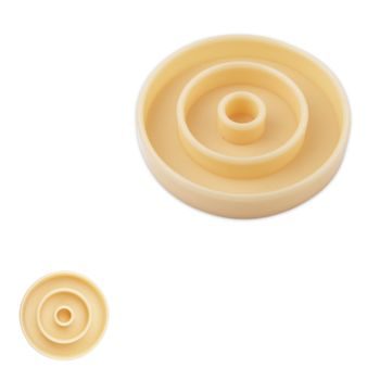 Silicone mould circular holder for 1 candle ⌀140x30mm