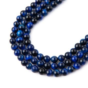 Blue Tiger Eye AA beads 4mm