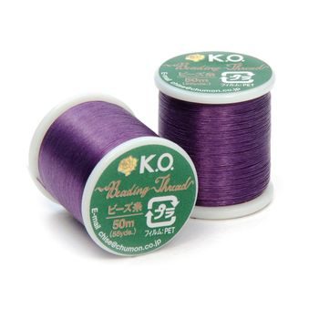 K.O. beading thread B 50m purple No.11