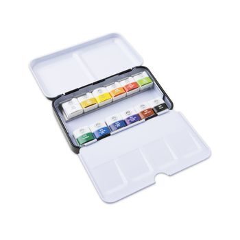 UMTON set of aquarelle paints Q-54 54 x 2.6 ml in a wooden case