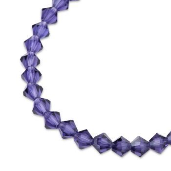 Preciosa MC bead Rondelle 6mm Deep Tanzanite