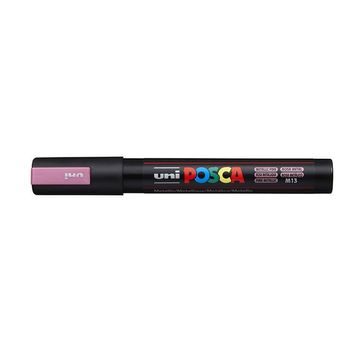 POSCA marker acrilic 5M roz metalic