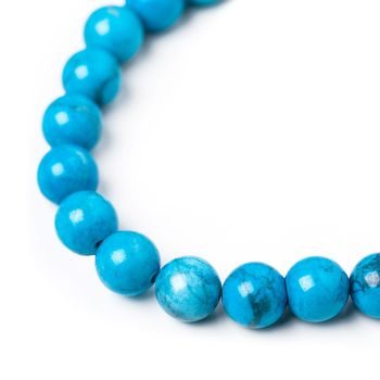 Howlite dyed blue 10mm