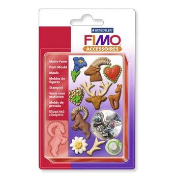 FIMO push moulds Alps style