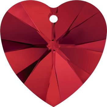 DÁREK Skleněný přívěsek srdíčko Manumi 14,4 x 14 mm