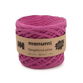 Manumi špagátová příze malinová