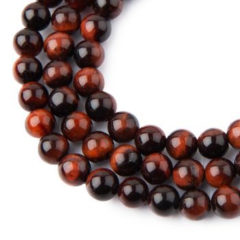 Red Tiger Eye AA beads 8mm