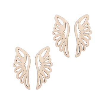 Dřevěný výřez andělské křídlo č.1