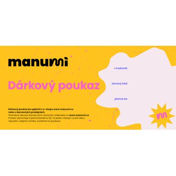 Dárkový poukaz pro Manumi.cz 500Kč