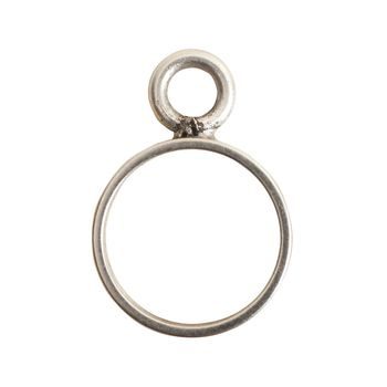 Nunn Design circular frame 18x12,5mm silver-plated