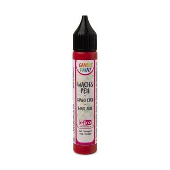 Wax pen for drawing on candles 28ml red