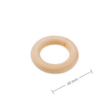 Wooden decorative rings 40x7mm