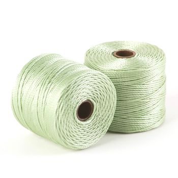 S-lon bead cord light green