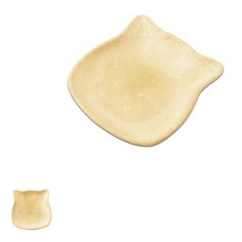 Silicone mould for casting creative clay cube with coaster