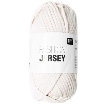 Rico design háčkovacia šnúra Fashion Jersey odtieň 001 biela