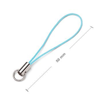 Cell phone cord blue